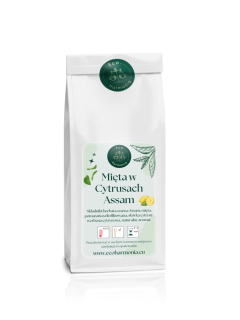 Herbata czarna Mięta w Cytrusach Assam - 50g