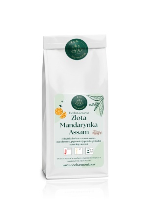 Herbata czarna Złota Mandarynka Assam - 50g
