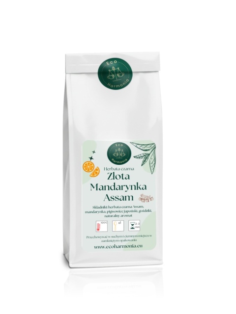 Herbata czarna Złota Mandarynka Assam - 50g
