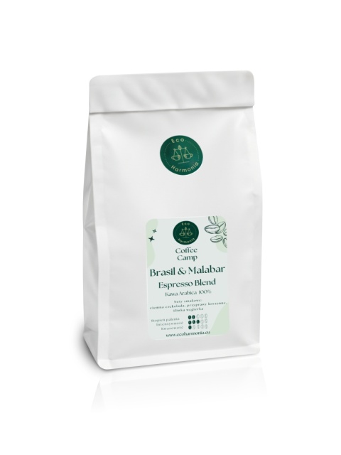 Kawa ziarnista niearomatyzowana Brasil & Malabar Espresso Blend - 400g